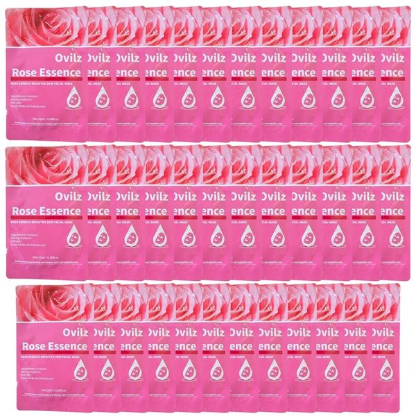 Pack of 35 Rose Essence Brightening Face Mask