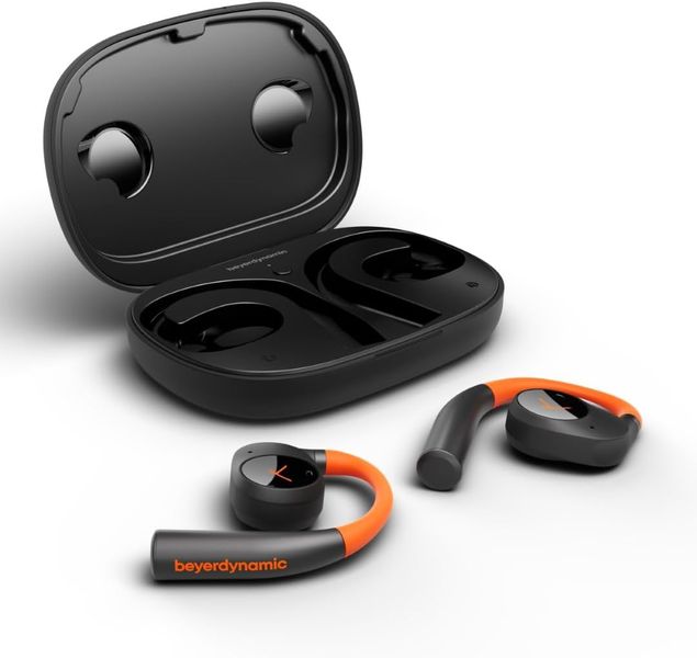 Beyerdynamic VERIO 200 Sport Bluetooth Open-Ear TWS Headset - Black/Orange