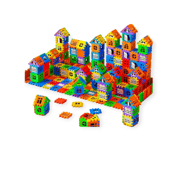 Kids-Up Building Blocks House Set DIY Blocks Pack of 48 Units