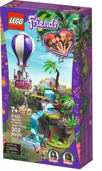 LEGO Friends Tiger Hot Air Balloon Jungle Rescue - 41423
