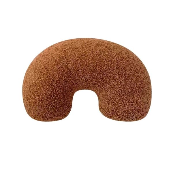 iKids Coffee Time Cushion | Saddle Brown Cashew