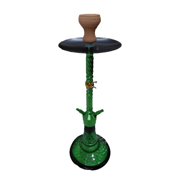 Onyx Shisha 2 Pipe - Green