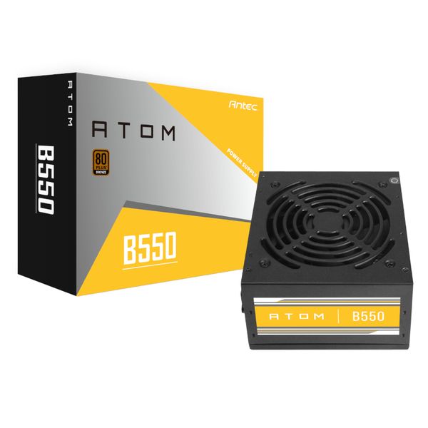 Antec Atom B550 80PLUS Bronze ATX Power Supply - Black