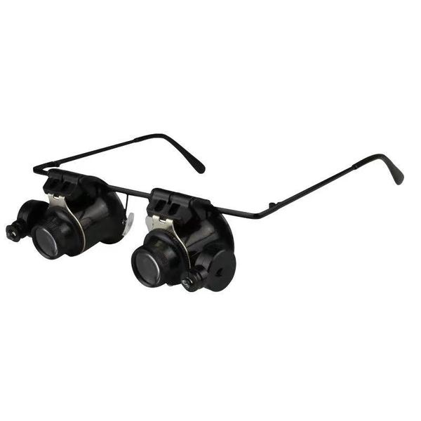 LED 20X Magnifier Magnifying Dual Eye
