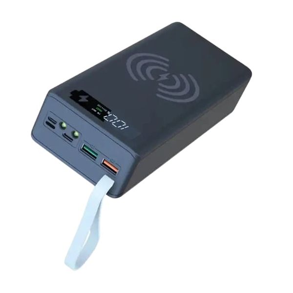 LCD Display Battery Case Shell With Wireless Charging Power Bank