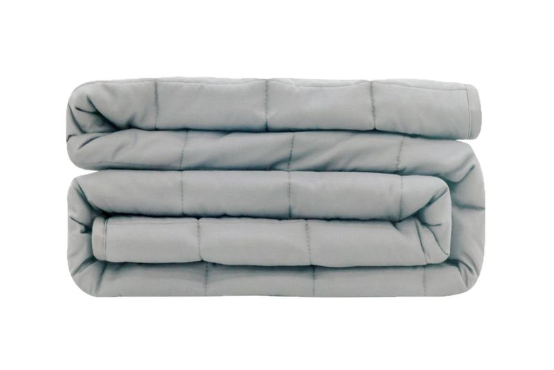 Weighted Blanket Premium Material 100% Cotton 2.3Kg W92xL122cm-LightGrey