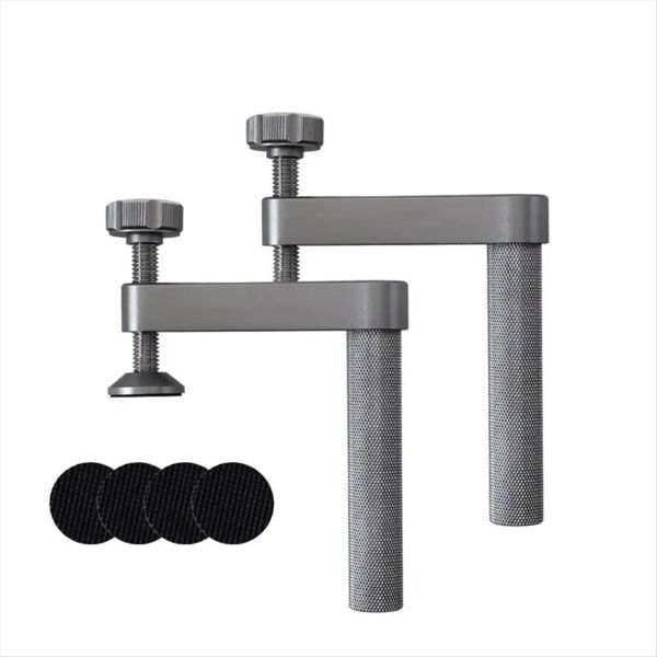 2Pcs Bench Dog Clamp With Non-Slip Pad 19Mm For Woodworking Tool