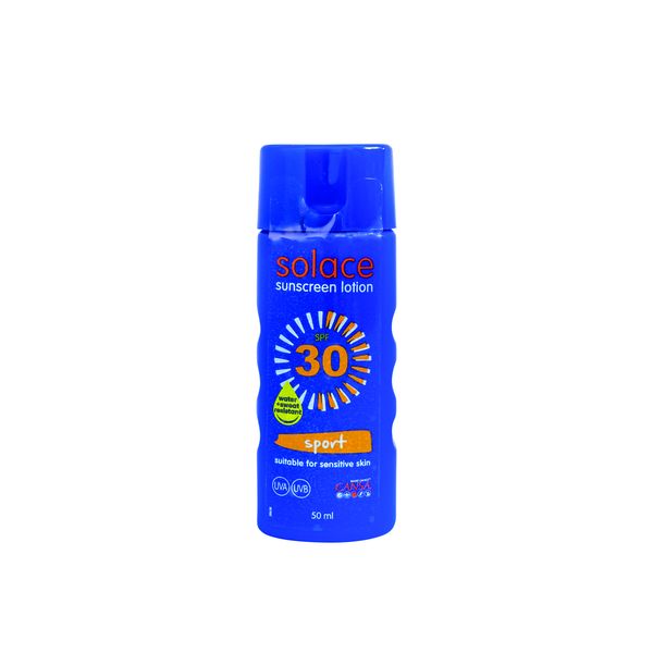 Solace SPF30 50ml Squeeze Bottle - Sport