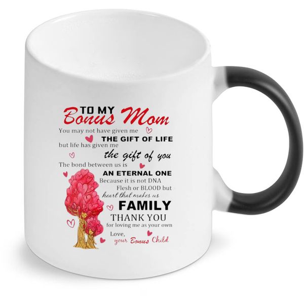 To My Bonus Mom Color Changing Mug