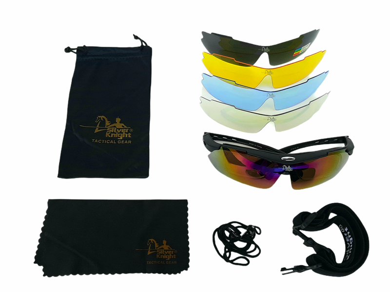 Polarized Sunglasses with 5 Set of Interchangeable Lens for Women/Men