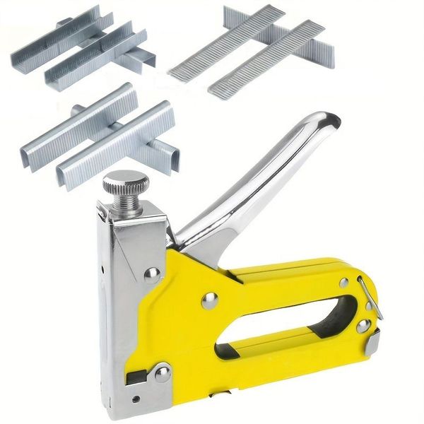 1 Piece Three-Purpose Nail Gun with 600 Nails - No Air Pump or Wires Needed