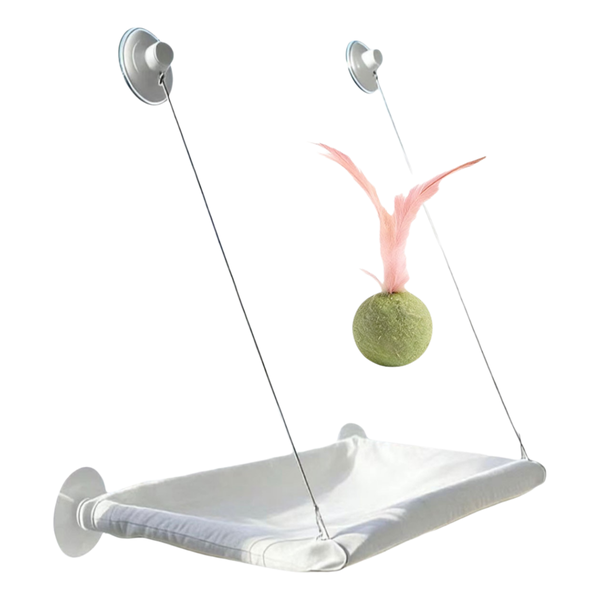 Cat Window Hammock - 20kg Capacity, 55x35Cm Perch