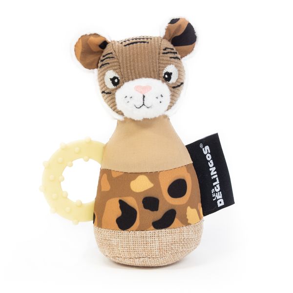 Les Deglingos Maracas Rattle Tiger