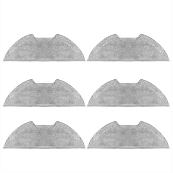 6PCS Mop Cloth for Eureka NERE10s E10S / Midea M9 / ETA Aurum PRO 6241 Robo