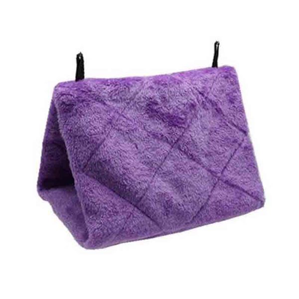 Pet Bird Hamster Hammock - Bed Nesting Hanging Spot Purple
