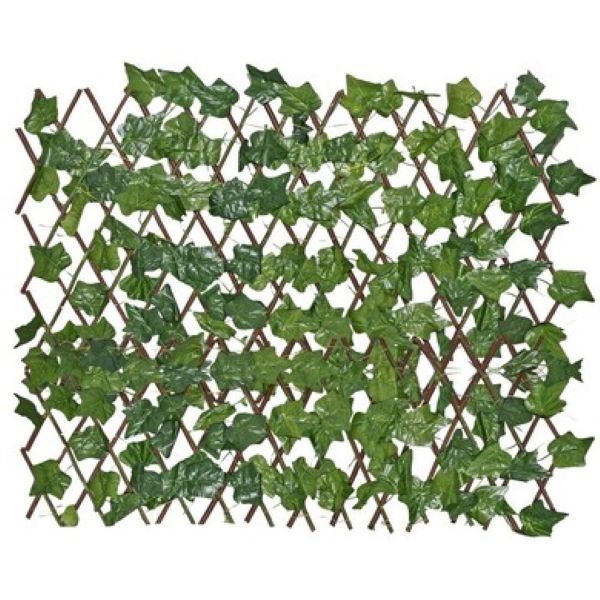 Simplicity Style - Fold Out Trellis With Artificial Leaves - 23x1x120cm