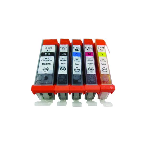 Compatible Canon Inkjet Cartridge Combo Pack -PGI470XL/470XL/C/M/Y CLI471XL