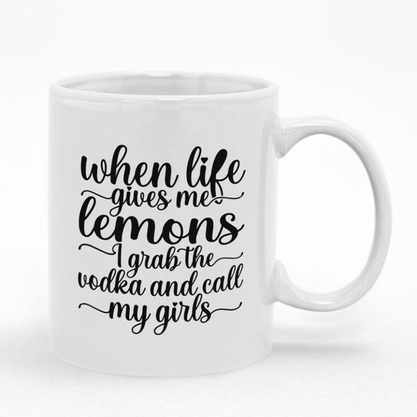 Funny Drinking Coffee Mug, Vodka Girls