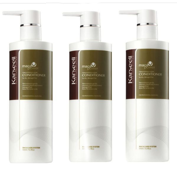 Bulk Offer 3 x Karseell Conditioner Argan Oil Organic Herbal Essence 500 ml