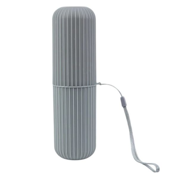 1 Piece - Travel Toothbrush Case - Grey