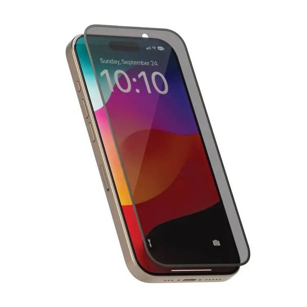MXM Anti Spy Privacy Tempered Glass Screen Protector For iPhone 15