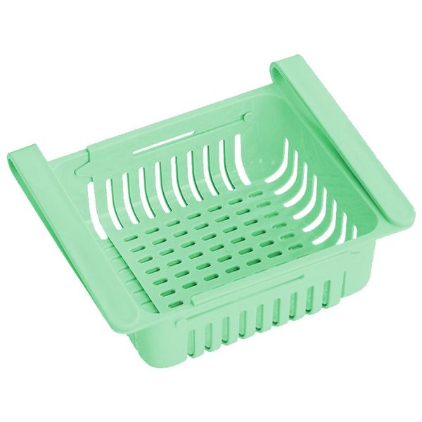 Adjustable Refrigerator Storage Basket-Green