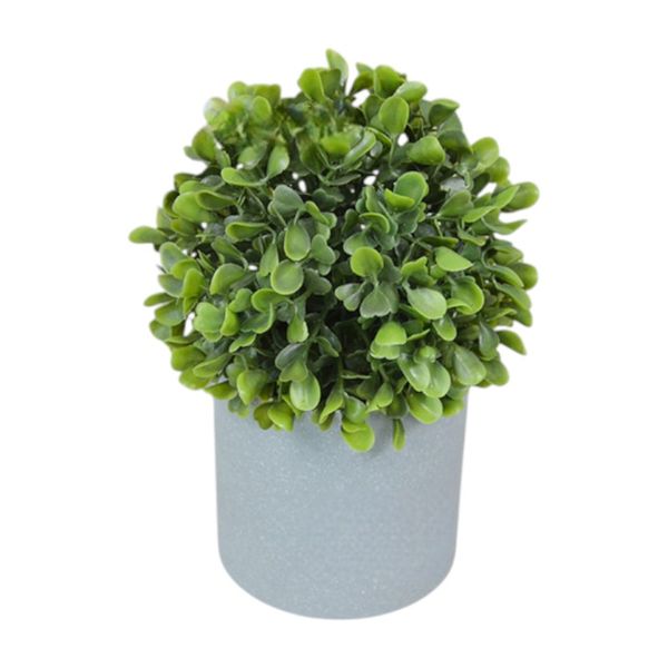 Maintenance-Free Potted Plant for Desk &amp; Home Decor - Grey