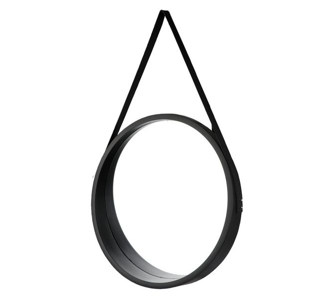 Porthole Mirror Black 500 x 500 mm