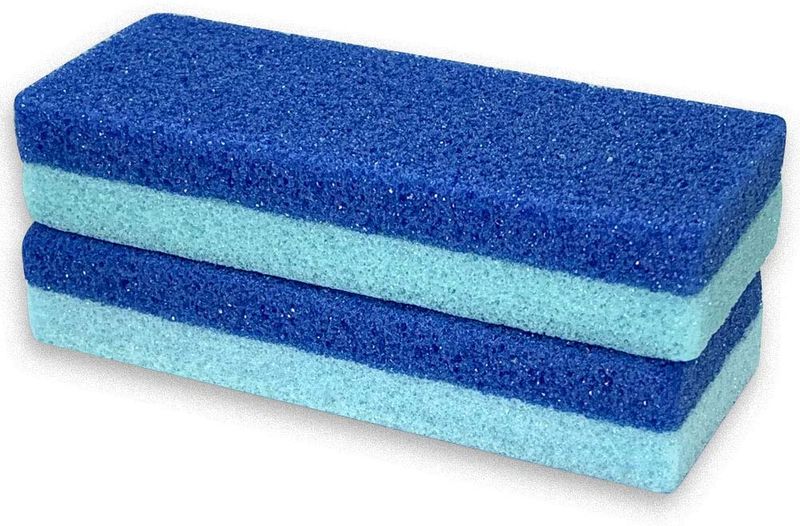 Foot Pumice Stone, Hard Skin and Callus Remover and Scrubber - 2 Pack