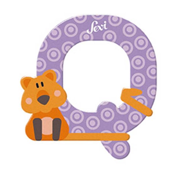 Sevi Wooden Letter Q Quokka 10cm