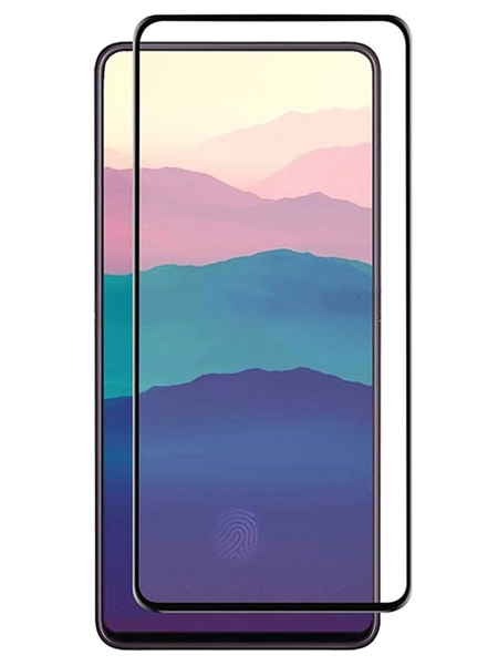 9D Tempered Glass - Samsung A80 - Screen Protector - Black