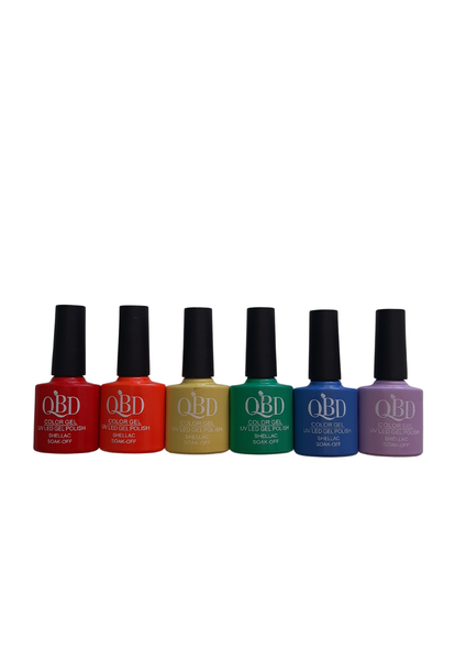 UV/LED Gel Nail Polish Rainbow Kit