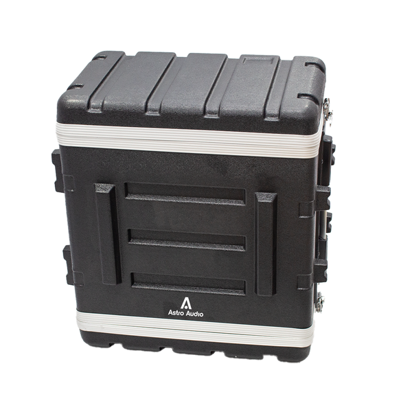 Astro Audio Flight Case Black Compatible with PA Amplifier [6U BK ABS]