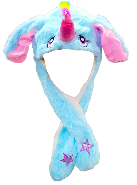 Soxy Lady - Unicorn Blue Magic Ears with Lights - One Size
