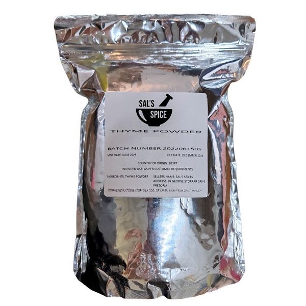 Sal's Spice Thyme Powder - 25kg