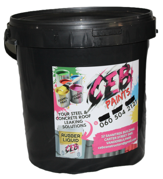 CEB PAINTS Rubber Liquid Waterproofing - Light Grey