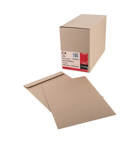 Croxley - Kingstone No window Self Seal Envelopes (229mmx324mm) Box of 250