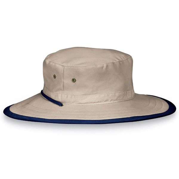 Emthunzini Explorer UPF50+ Sun Hat - Camel &amp; Navy