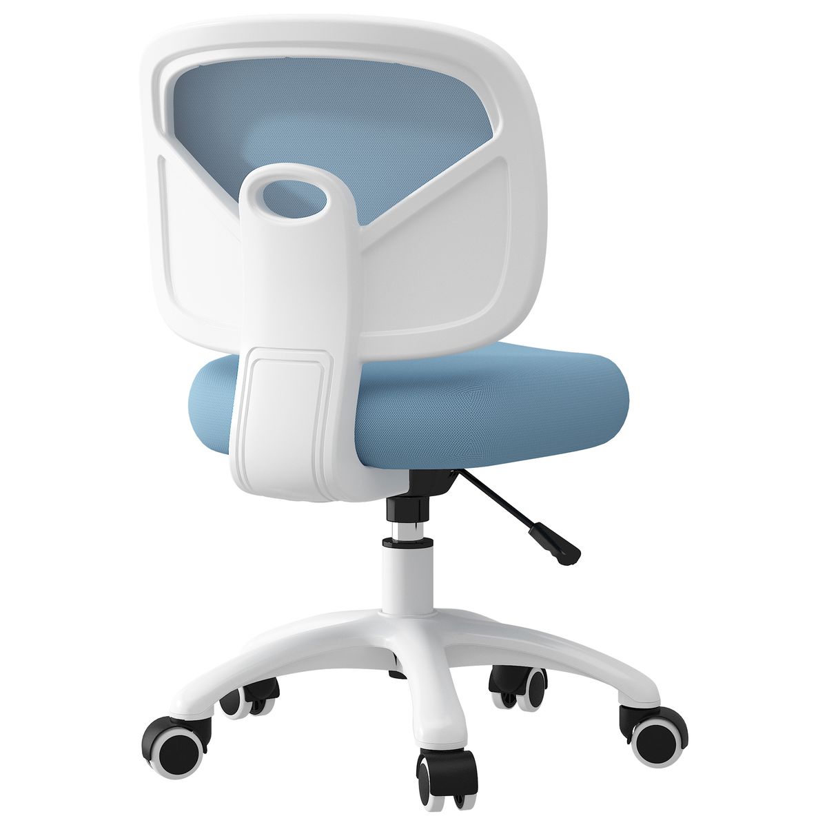 Low back small computer chair, small desk chair, small space office chair