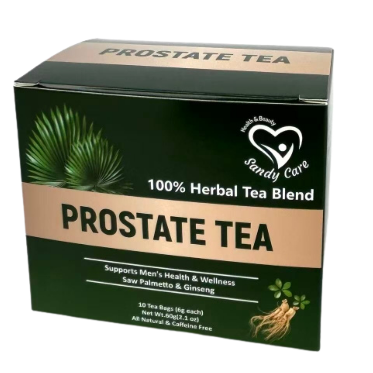 Sandy Care Herbal Prostate Tea for Men's Health Flow & Vitality -10 ...