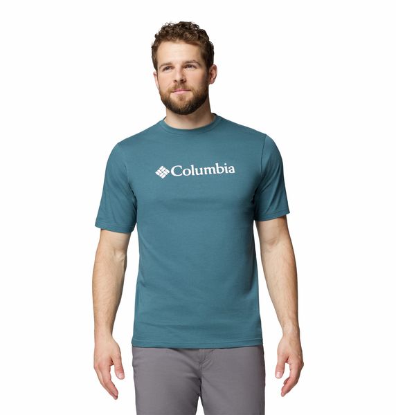 Columbia Men's CSC Basic Logo Short Sleeve Tee Everblue Gem