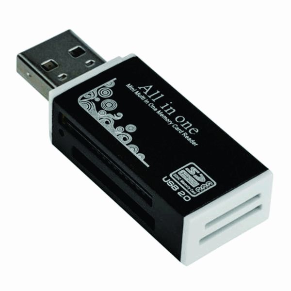 Portable USB 2.0 All In One Memory Multi Card read, SD , Mini SD, Micro SD