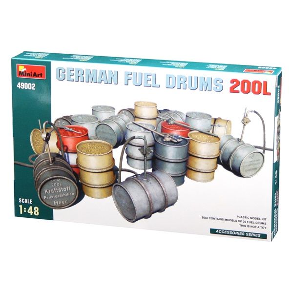 MiniArt 49002 1/35 German Fuel Drums 200L