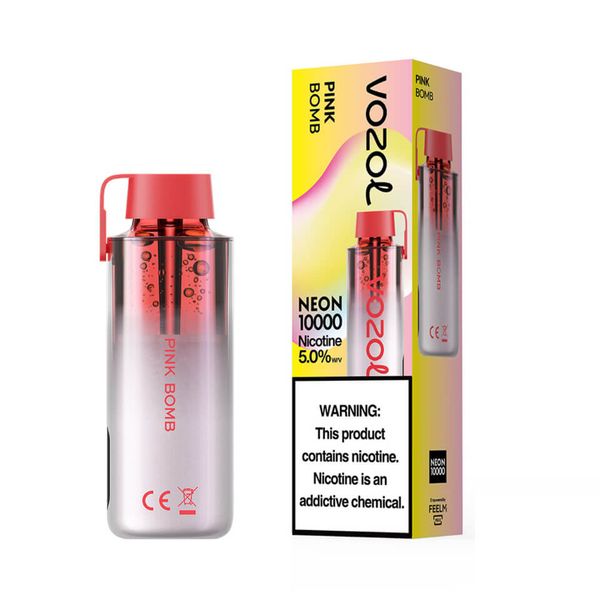 Vozol Neon 10 000 Puffs Disposable Vape - Pink Bomb