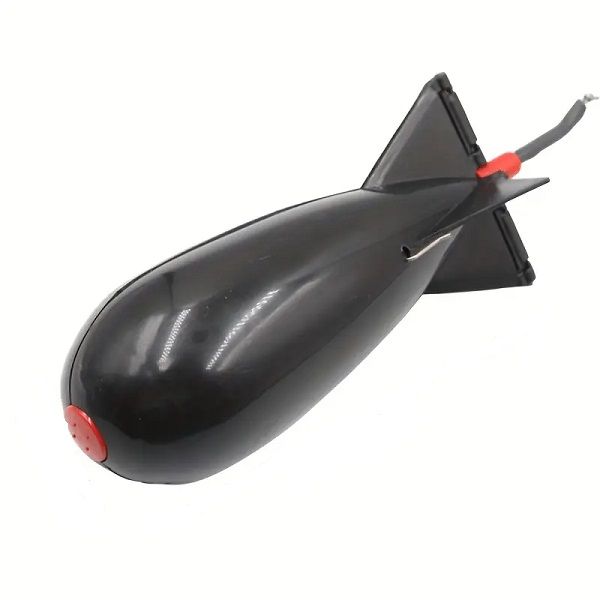 2 Pieces Black Fishing Rocket Feeder Lures