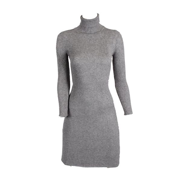 Blackcherry Poloneck Dress