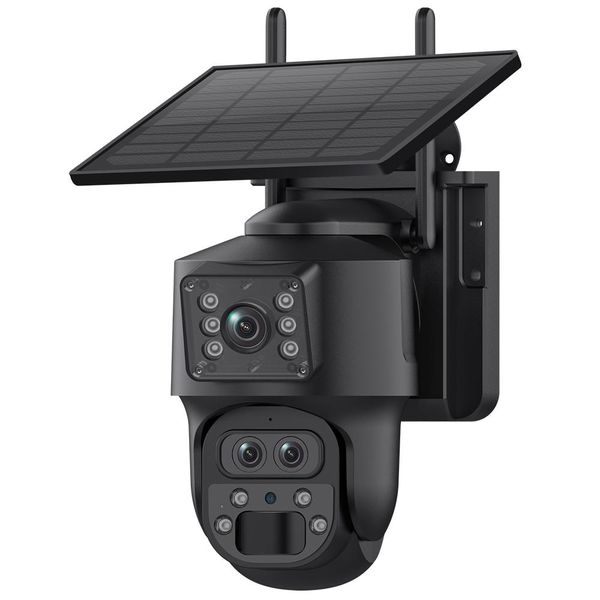 Mini PTZ Solar Power CCTV 4G Camera (Dual Lens)