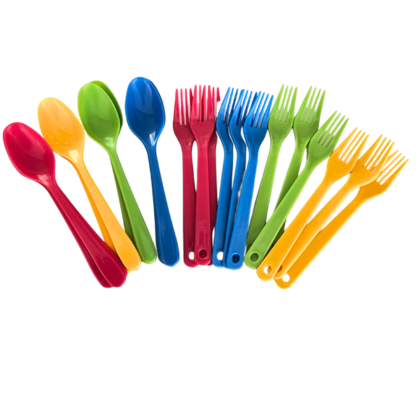 Colourful Plastic Spoons and Forks/ Plastic Spoons and Forks Combo