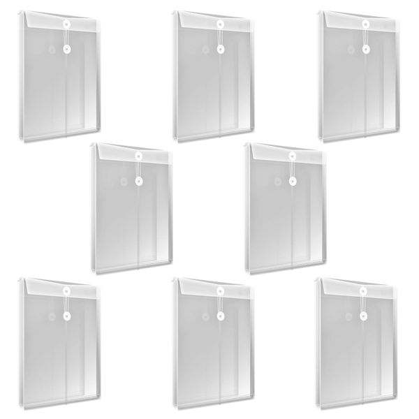 Craft Envelope Document File Storage Holder Set of 8 (A4)