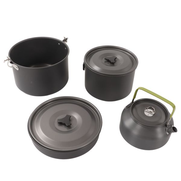 Portable Camping Cookware Set for 5-6 People